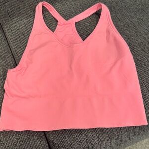 CRZ YOGA Pink Sports Bra size tag Miss fits like a small